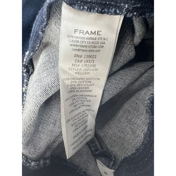 Frame The Jetset Flare Pant Keller In Blue - Picture 14 of 14